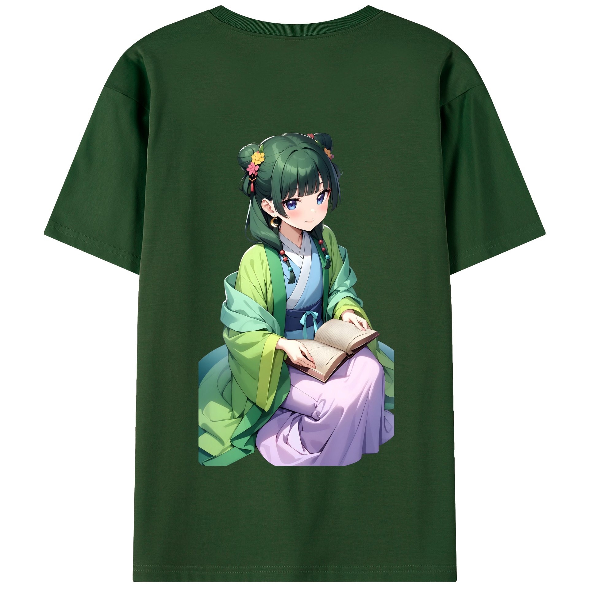 （画像用） 薬屋のひとりごと The Apothecary Diaries 綿100％半袖Tシャツ（背面プリント）